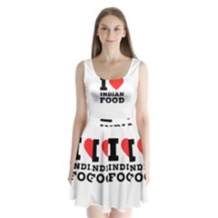 I Love Indian Food Split Back Mini Dress  by ilovewhateva