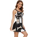 Wednesday addams Ruffle Edge Bra Cup Chiffon Mini Dress View3