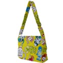 Robot Pattern Lego Full Print Messenger Bag (S) View2