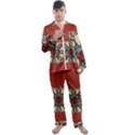 Skull Grateful Dead Phone Gratefuldead Men s Long Sleeve Satin Pajamas Set View1