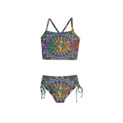 Grateful Dead Pattern Girls  Tankini Swimsuit by Cowasu