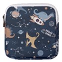 Space Theme Art Pattern Design Wallpaper Mini Square Pouch View1