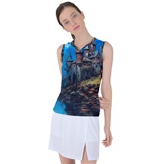 Castle Fantasy Women s Sleeveless Sports Top by Ndabl3x