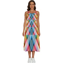 Graphics Colorful Colors Wallpaper Graphic Design Sleeveless Shoulder Straps Boho Dress by Amaryn4rt