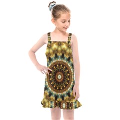 Pattern Abstract Background Art Kids  Overall Dress by Celenk