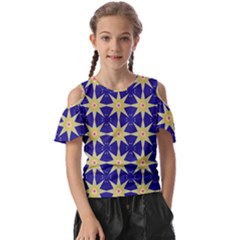 Seamless Pattern Background Kids  Butterfly Cutout Tee by Vaneshop