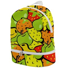 Fruit Food Wallpaper Zip Bottom Backpack by Dutashop