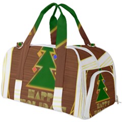 Art Deco Holiday Card Burner Gym Duffel Bag by Amaryn4rt