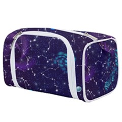 Realistic-night-sky-poster-with-constellations Toiletries Pouch by uniart180623