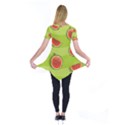 Seamless-background-with-watermelon-slices Short Sleeve Tunic  View2