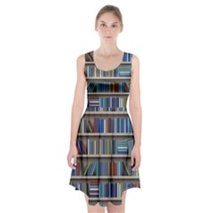 Bookshelf Racerback Midi Dress by uniart180623