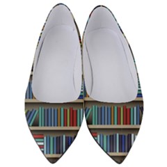 Bookshelf Women s Low Heels by uniart180623