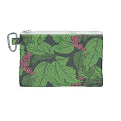 Seamless-pattern-with-hand-drawn-guelder-rose-branches Canvas Cosmetic Bag (medium) by uniart180623