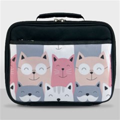 Cute Seamless Pattern With Cats Lunch Bag by uniart180623