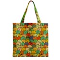 Seamless Pattern With Doodle Bunny Zipper Grocery Tote Bag View1