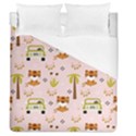 Cute-tiger-car-safari-seamless-pattern Duvet Cover (Queen Size) View1