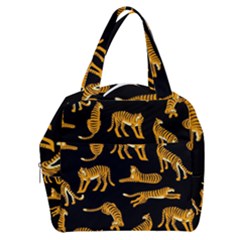 Seamless-exotic-pattern-with-tigers Boxy Hand Bag by uniart180623