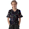 Dreamcatcher Magic Magical Kids  V-Neck Horn Sleeve Blouse View1