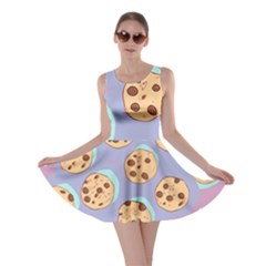 Cookies Chocolate Chips Chocolate Cookies Sweets Skater Dress by uniart180623