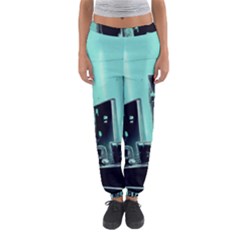 Buildings City Urban Destruction Background Women s Jogger Sweatpants by uniart180623