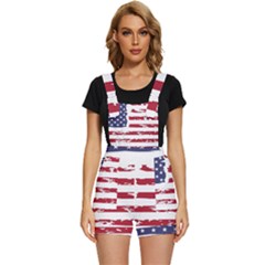 Flag Usa Unite Stated America Short Overalls by uniart180623