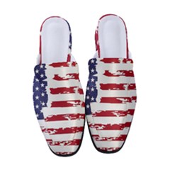 Flag Usa Unite Stated America Women s Classic Backless Heels by uniart180623