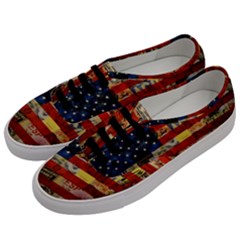 Usa Flag United States Men s Classic Low Top Sneakers by uniart180623