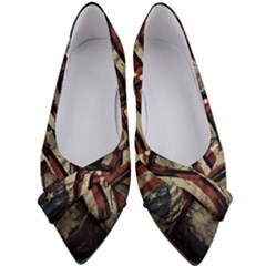 Flag Usa American Flag Women s Bow Heels by uniart180623