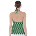 Mazipoodles Green Donuts Polka Dot Babydoll Tankini Top View2