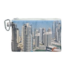 Building Sea Architecture Marina Canvas Cosmetic Bag (medium) by Ravend