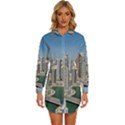 Building Sea Architecture Marina Womens Long Sleeve Shirt Dress View1