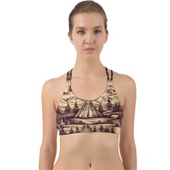 Nation Indian Native Indigenous Back Web Sports Bra by Ravend