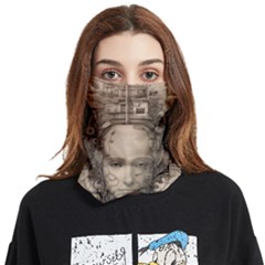 Cyborg Robot Future Drawing Poster Face Covering Bandana (two Sides) by Ravend