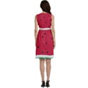 Minimalist Summer Watermelon Wallpaper Sleeveless Dress With Pocket View4