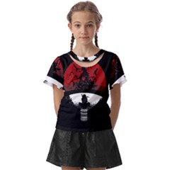 Itachi Uchiha Kids  Front Cut Tee by ToToMax