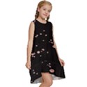 Abstract Rose Gold Glitter Background Kids  Frill Swing Dress View3