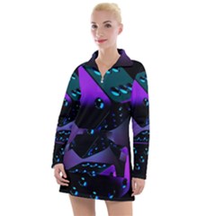 3d Ludo Game,gambling Women s Long Sleeve Casual Dress by Bangk1t