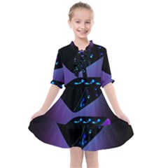 3d Ludo Game,gambling Kids  All Frills Chiffon Dress by Bangk1t