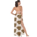 Cozy Coffee cup Maxi Chiffon Tie-Up Sarong View2