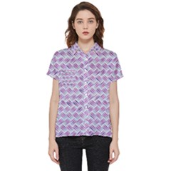 Purple Straw - Country Side  Short Sleeve Pocket Shirt by ConteMonfrey