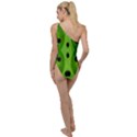 Abstract Geometric Modern Pattern To One Side Swimsuit View2