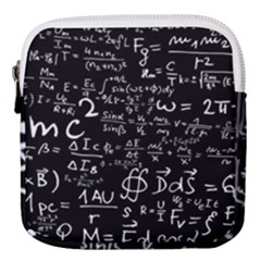 E=mc2 Text Science Albert Einstein Formula Mathematics Physics Mini Square Pouch by uniart180623