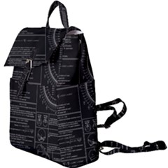 Black Background With Text Overlay Mathematics Trigonometry Buckle Everyday Backpack by uniart180623