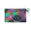 Circle Art 3d Artwork Graphics Vortex Colorful Digital Art Canvas Cosmetic Bag (Medium) View2