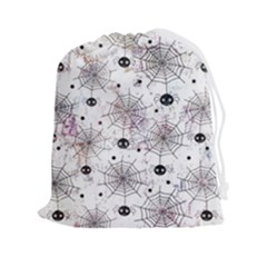 Creepy Spider Drawstring Pouch (2xl) by uniart180623