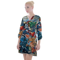 80 s Cartoons Cartoon Masters Of The Universe Open Neck Shift Dress by uniart180623