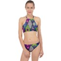 Ethnic Pattern Abstract Halter Bikini Set View1