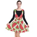 Cute Watermelon Seamless Pattern Plunge Pinafore Dress View1