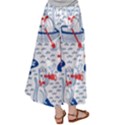 Nautical Cats Seamless Pattern Women s Satin Palazzo Pants View2