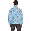 Medical Seamless Pattern Men s Puffer Bubble Jacket Coat View4